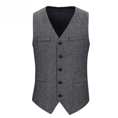 Gilet Tweed Homme Vintage