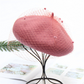 Casquette Hiver Femme Laine roses