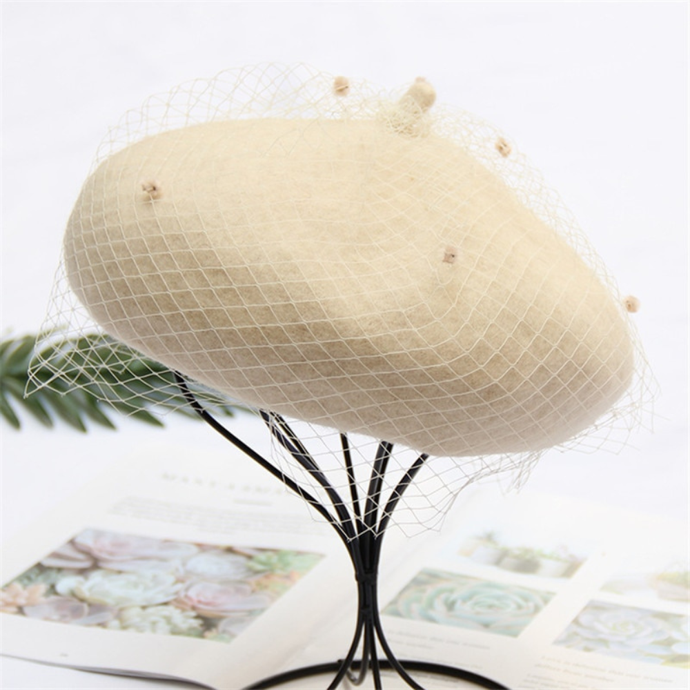 Casquette Hiver Femme Laine beige