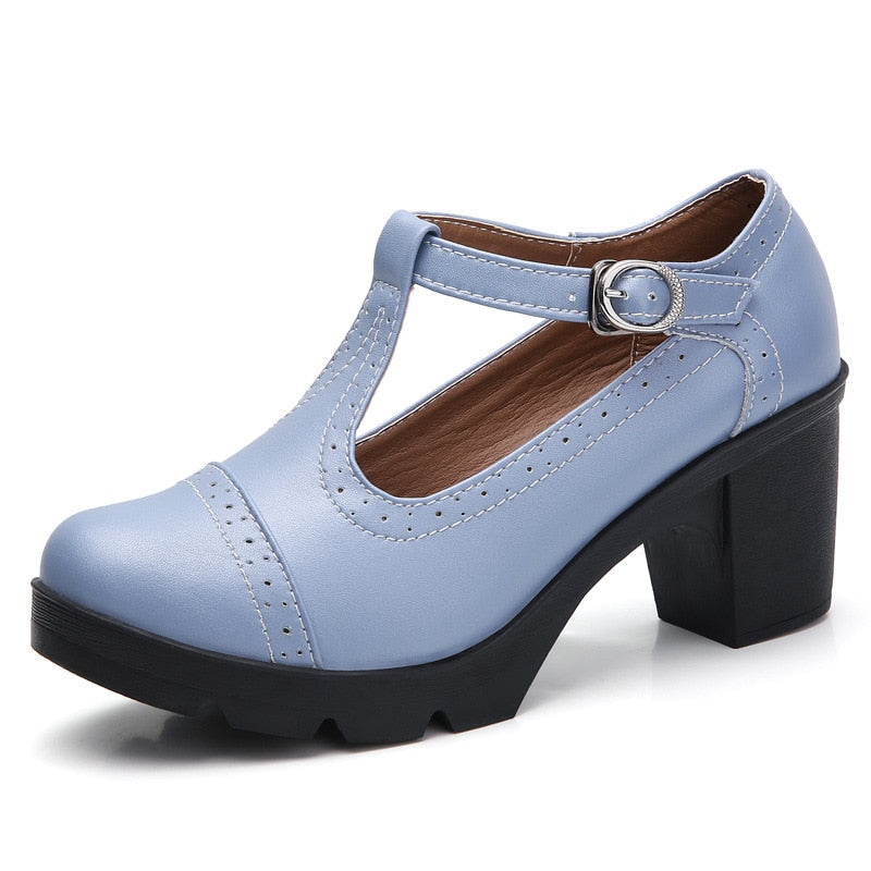 chaussure 1920 femme bleu