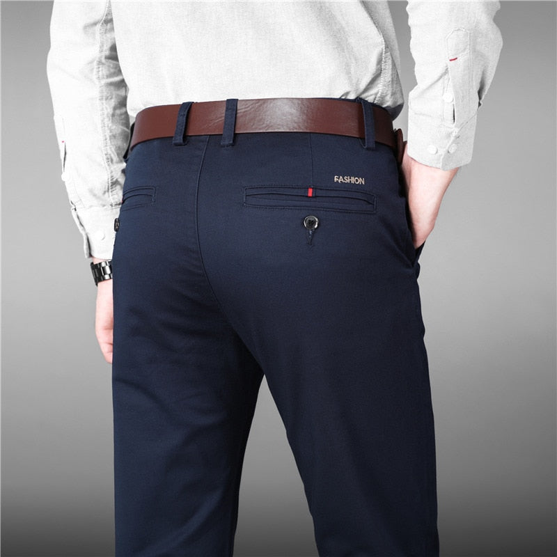 Pantalon de Costume Homme Bleu foncé