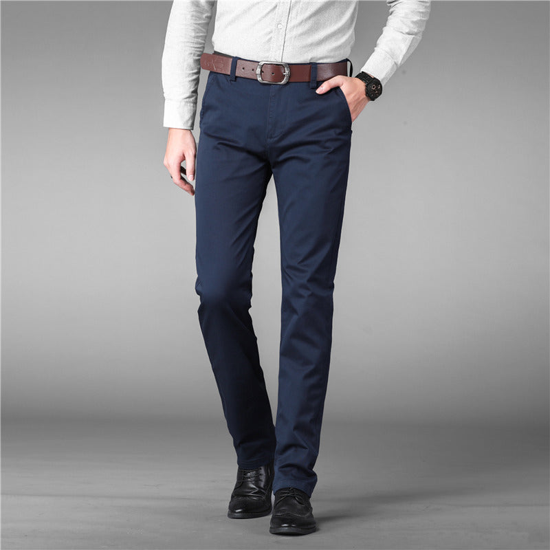 Pantalon de Costume Homme Bleu Marine