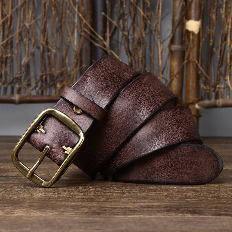 Ceinture Homme Cuir Marron 