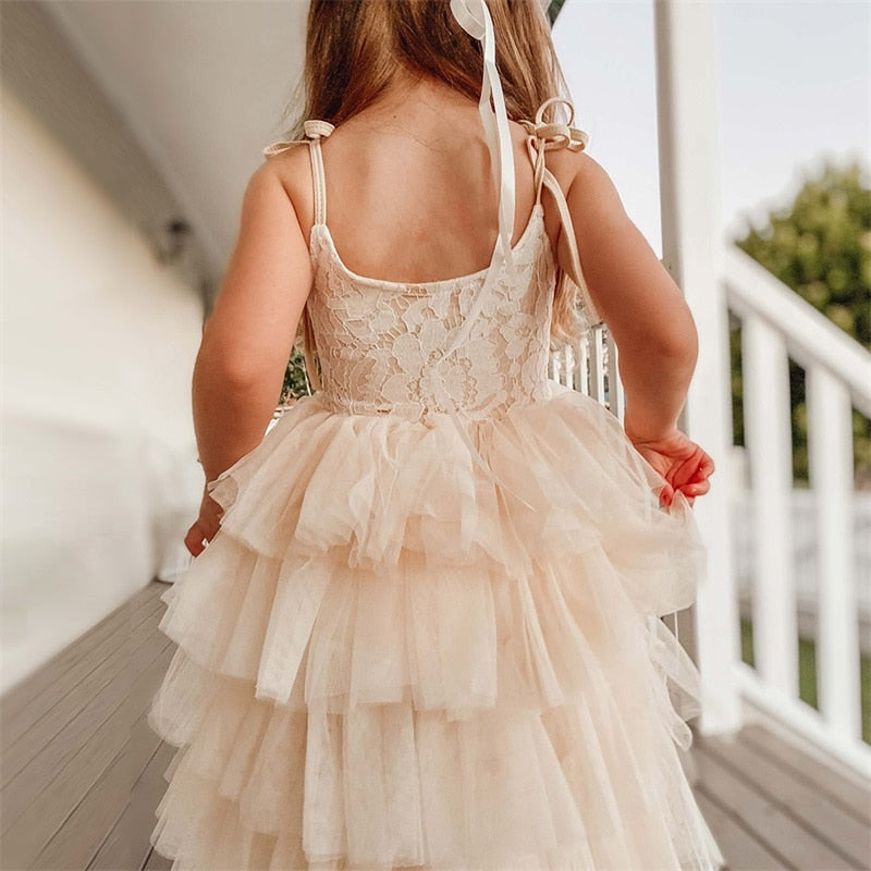 Robe de Princesse Fille Mariage blanc