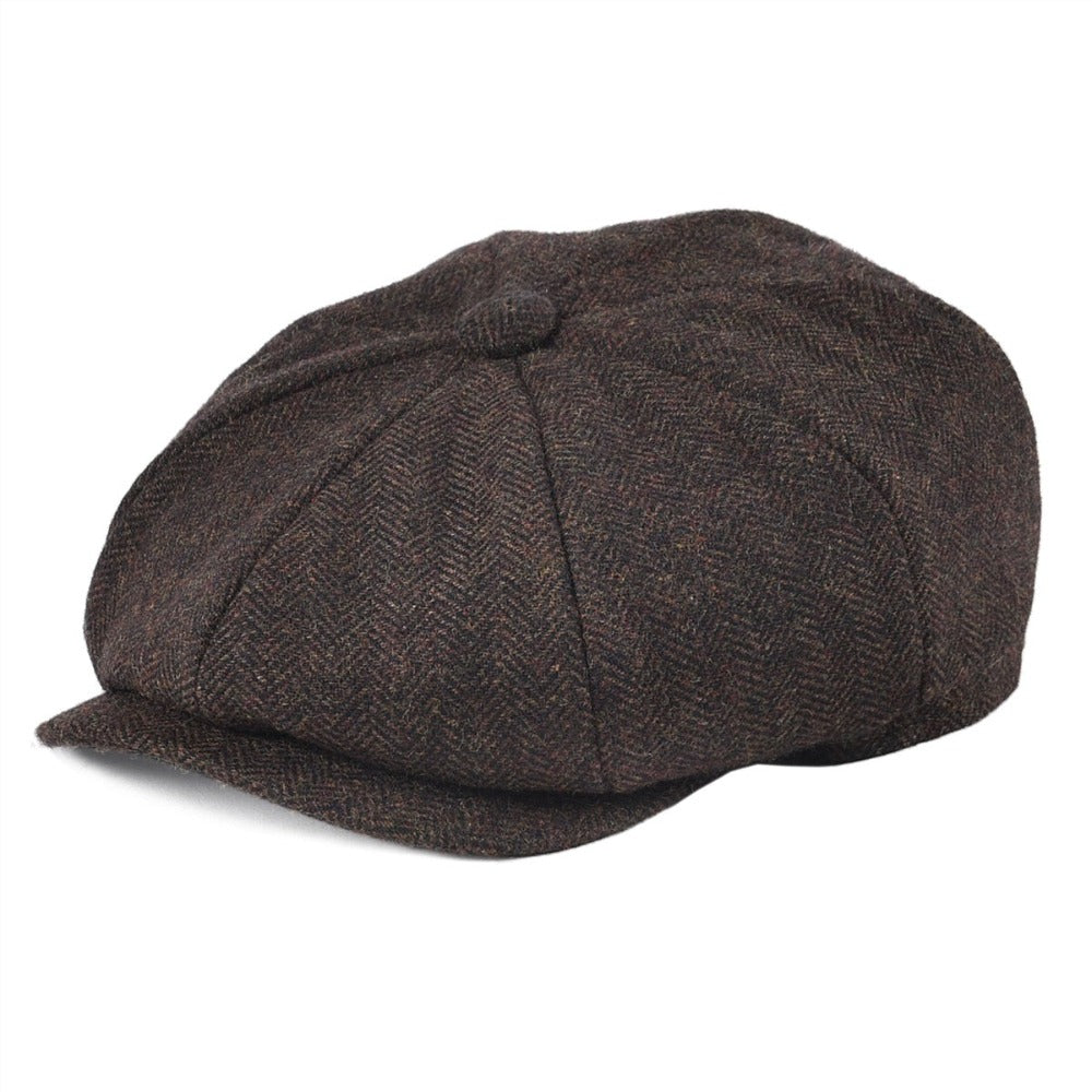 Béret Gavroche marron